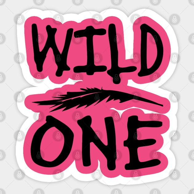 Wild One Sticker by PeppermintClover